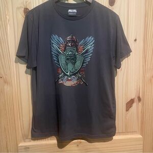 Loot Crate Gray Short Sleeve Tee with He-Man Masters of the Universe Graphic